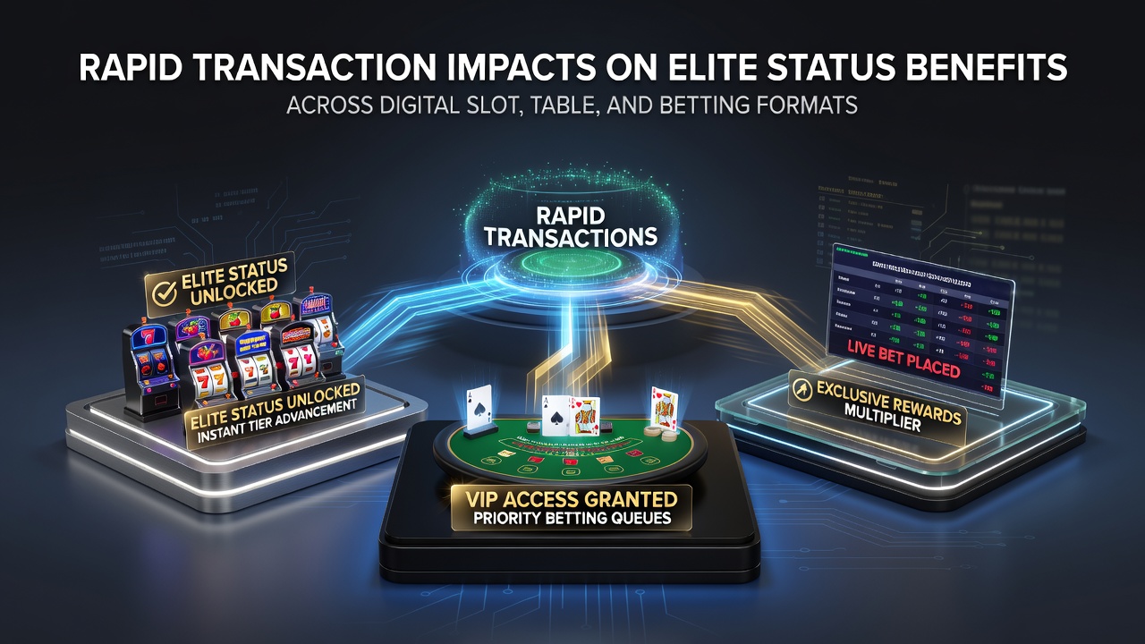 Darstellung schneller Transaktionen in digitalen Glücksspielformaten mit Fokus auf Elite-Statusvorteile
