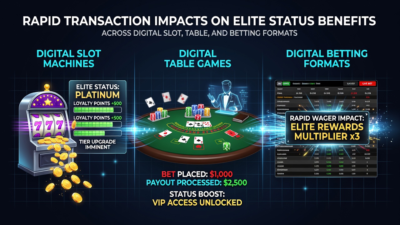 Integration von Transaktionsgeschwindigkeit mit Statusvorteilen in Slots, Tischen und Wetten