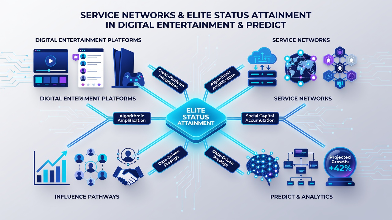 Analyse von Elite-Status-Pfaden durch vernetzte Dienstleistungen in mobilen Prognose- und Unterhaltungsanwendungen